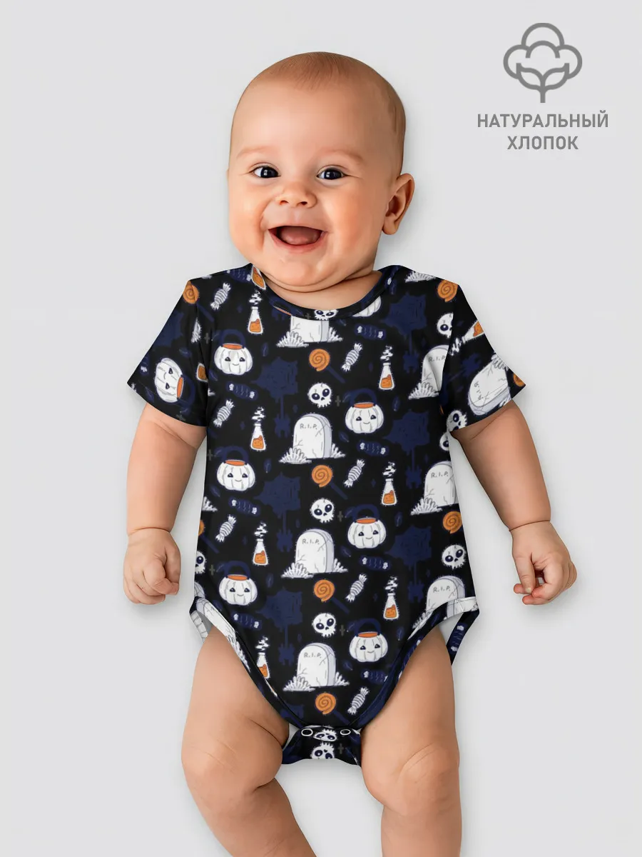 Детское боди / Patern Halloween 7