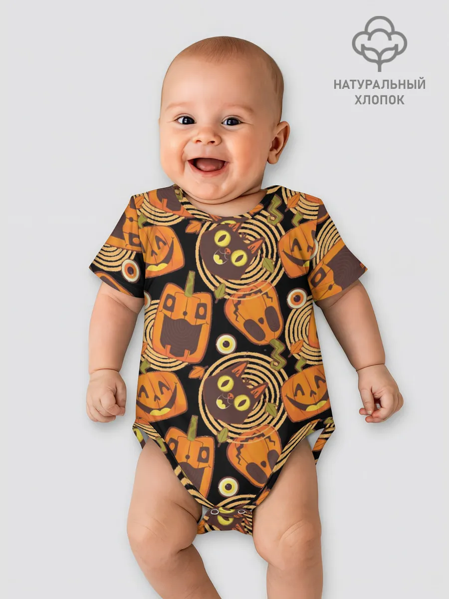 Детское боди / Patern Halloween 10