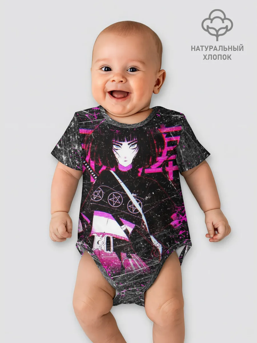 Детское боди / Vinne Yuna Самурай Киберпанк