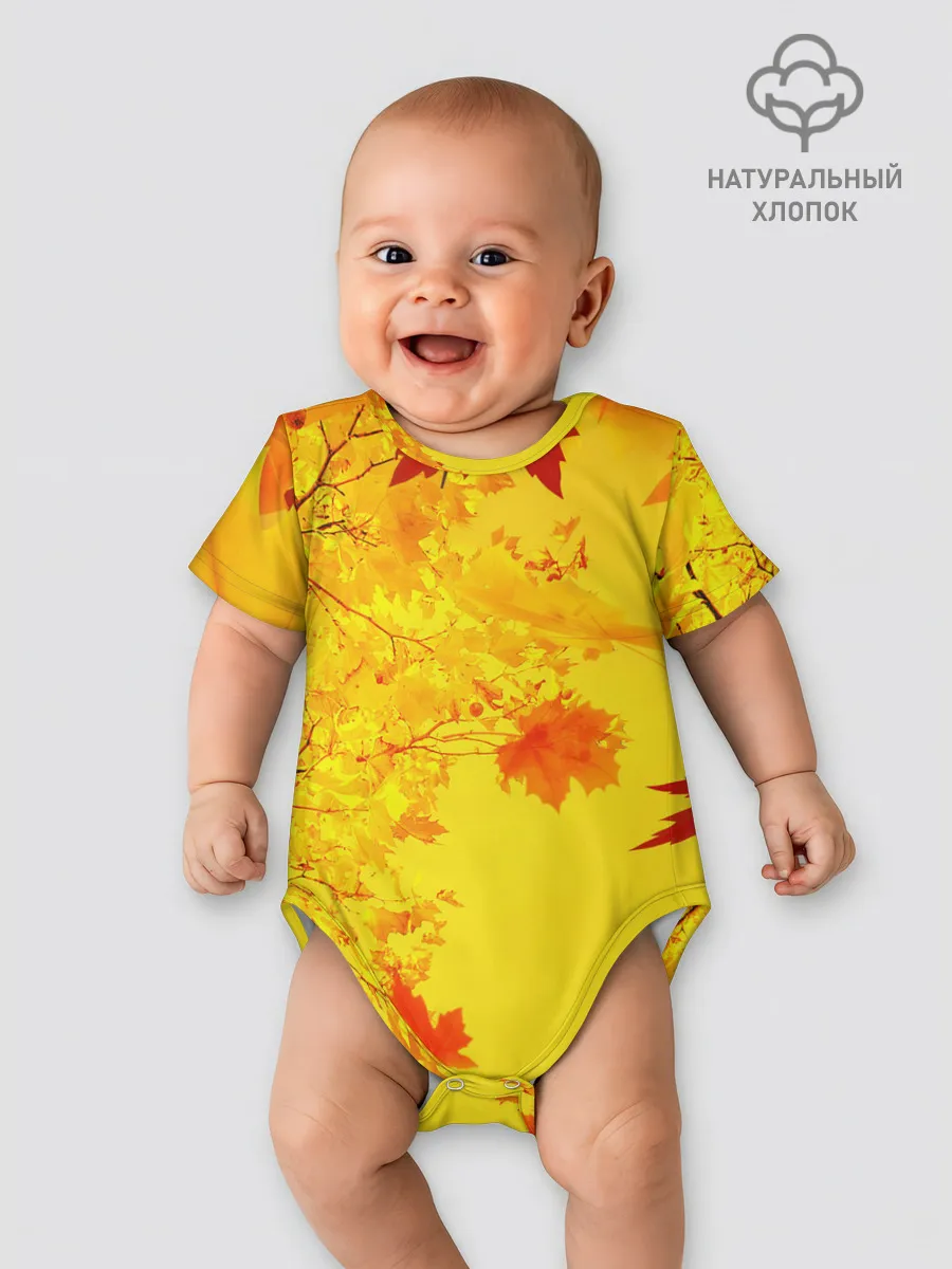 Детское боди / ОСЕННИЕ ЦВЕТА | ЗОЛОТАЯ ОСЕНЬ