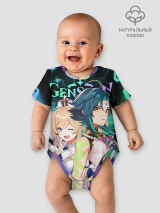 Детское боди / Сяо и Барбара, Genshin Impact