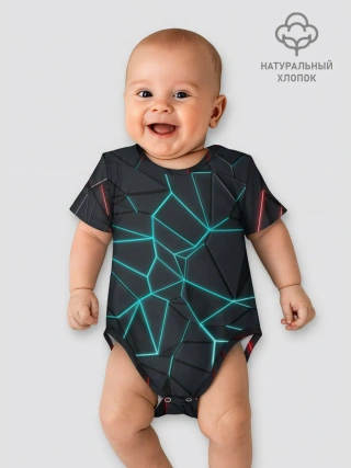 Детское боди / Геометрический фон