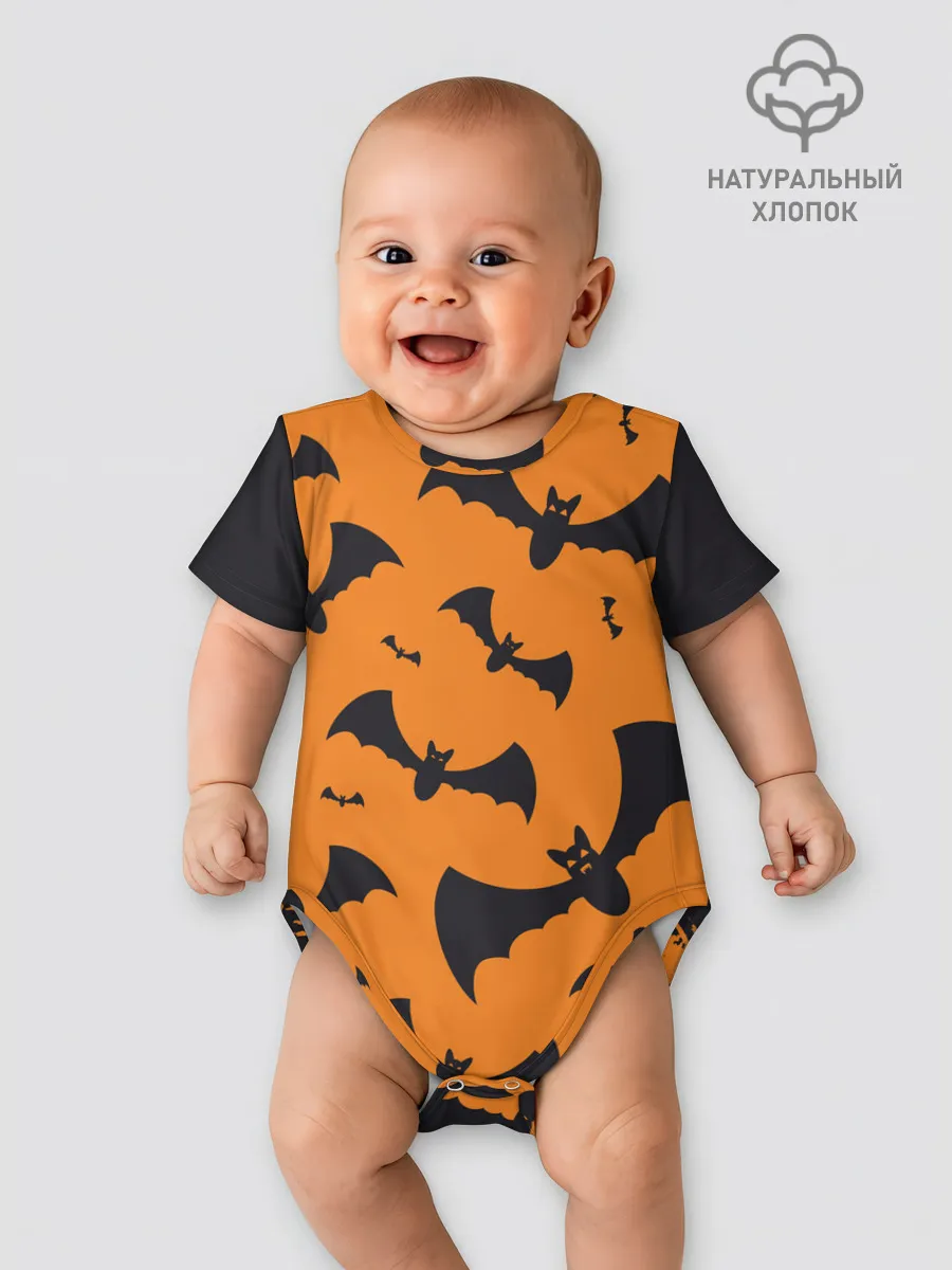 Детское боди / ЛЕТУЧАЯ МЫШЬ В ДЕНЬ ХЭЛЛОУИНА