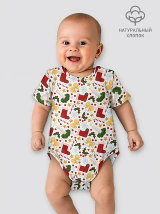 Детское боди / Рождественские Чулки