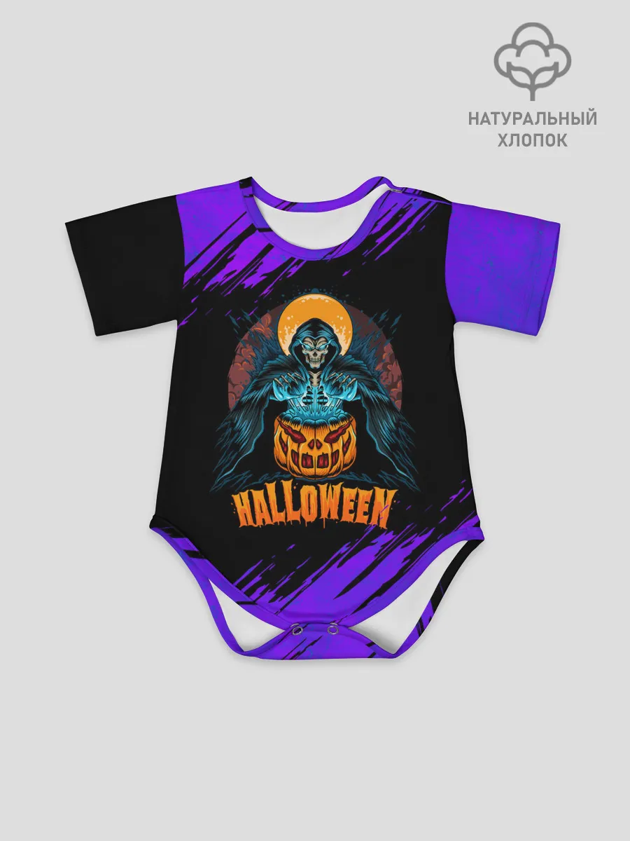 Детское боди / ВЕДЬМА КОЛДУЕТ НАД ТЫКВОЙ