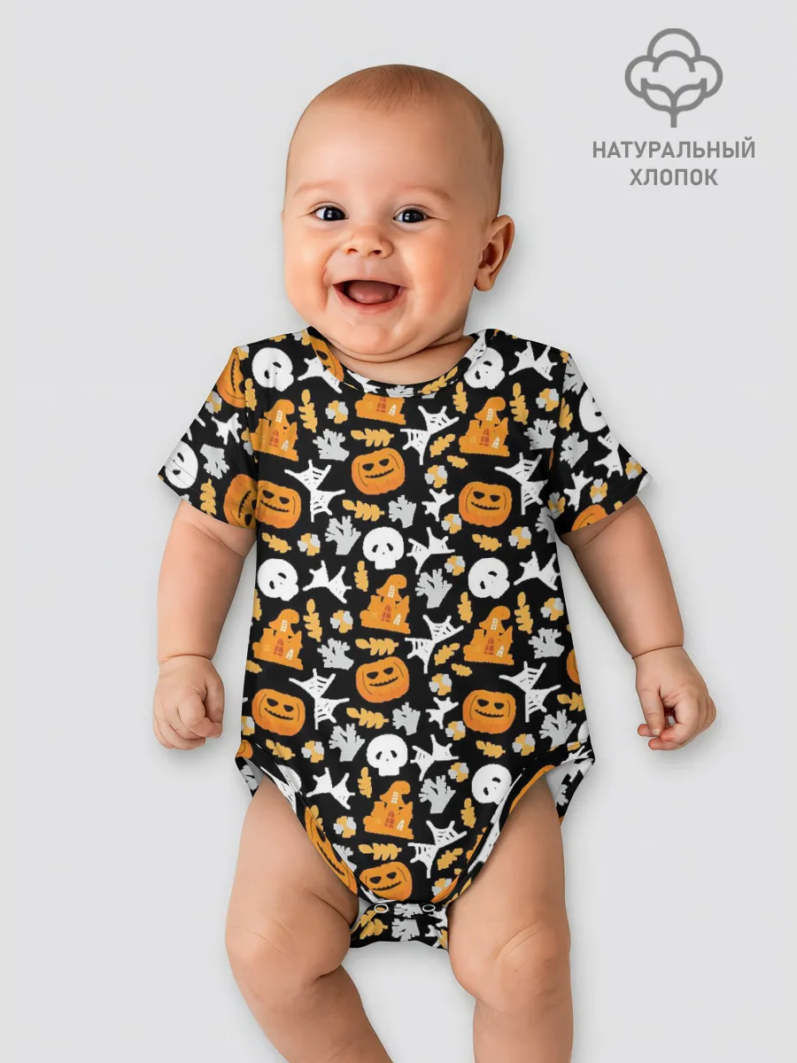 Детское боди / Patern Halloween 23