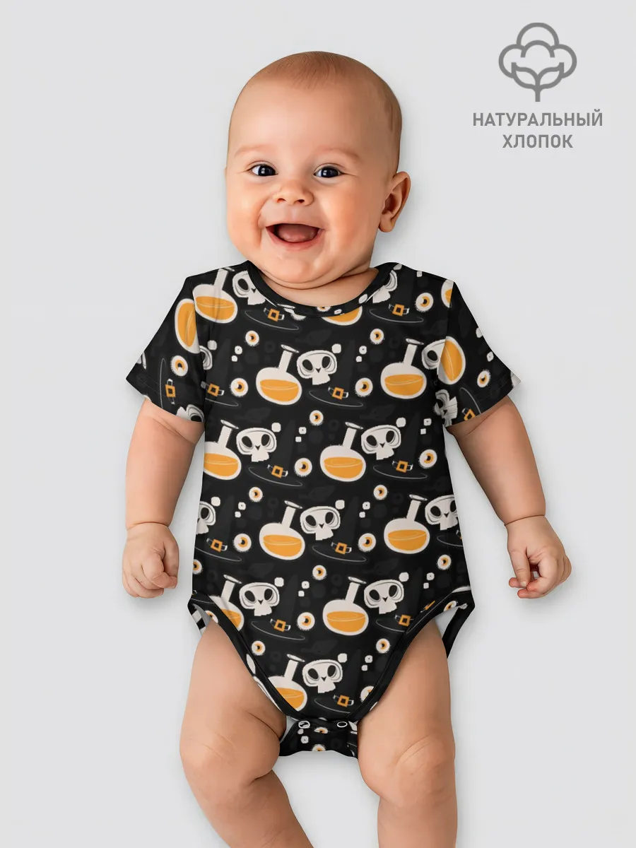 Детское боди / Patern Halloween 15