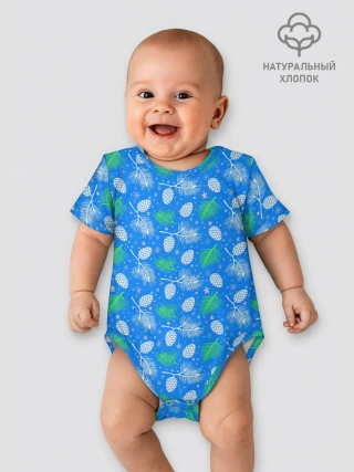 Детское боди / Шишки-Ёлочки