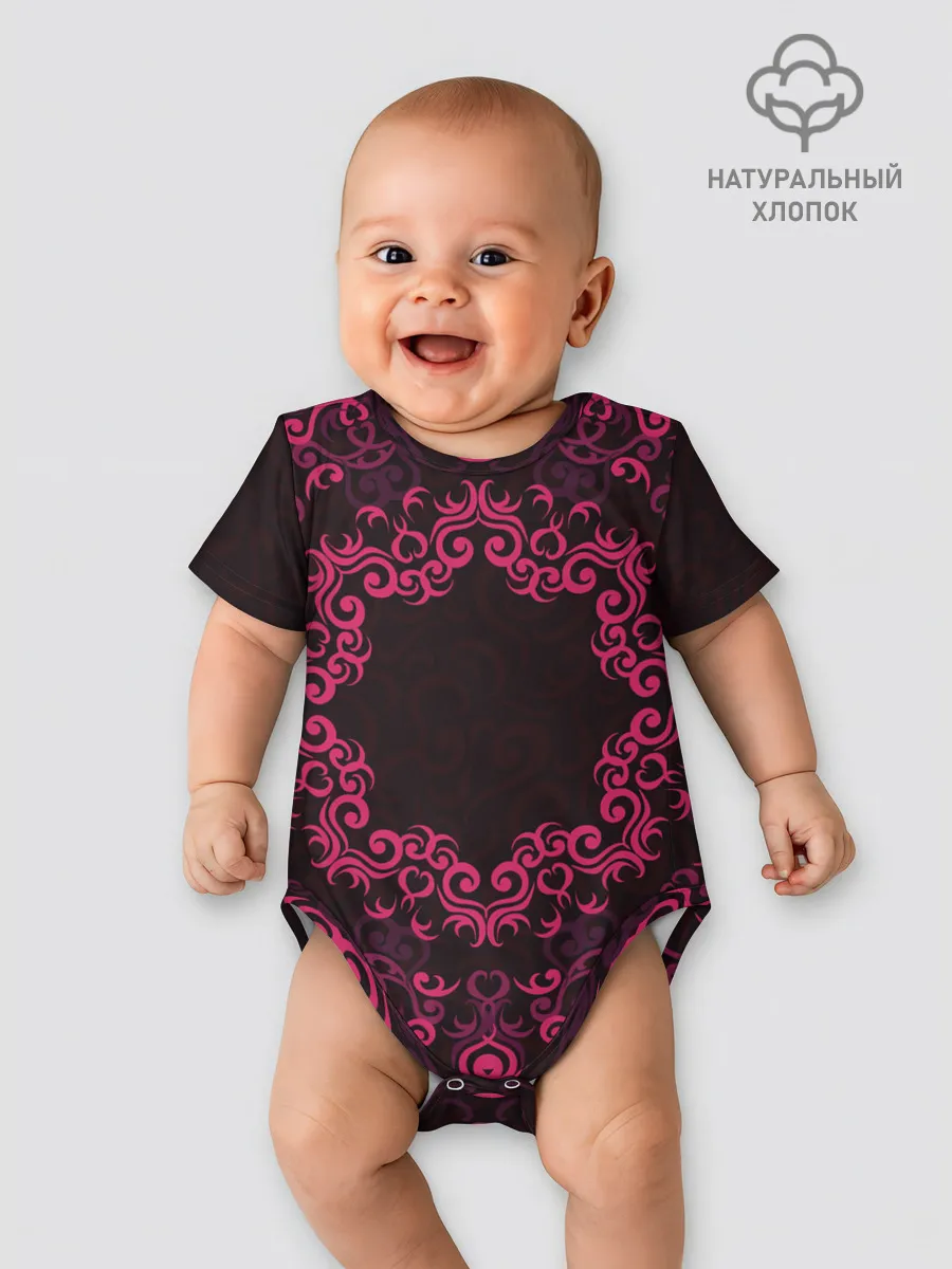 Детское боди / красивый орнамент