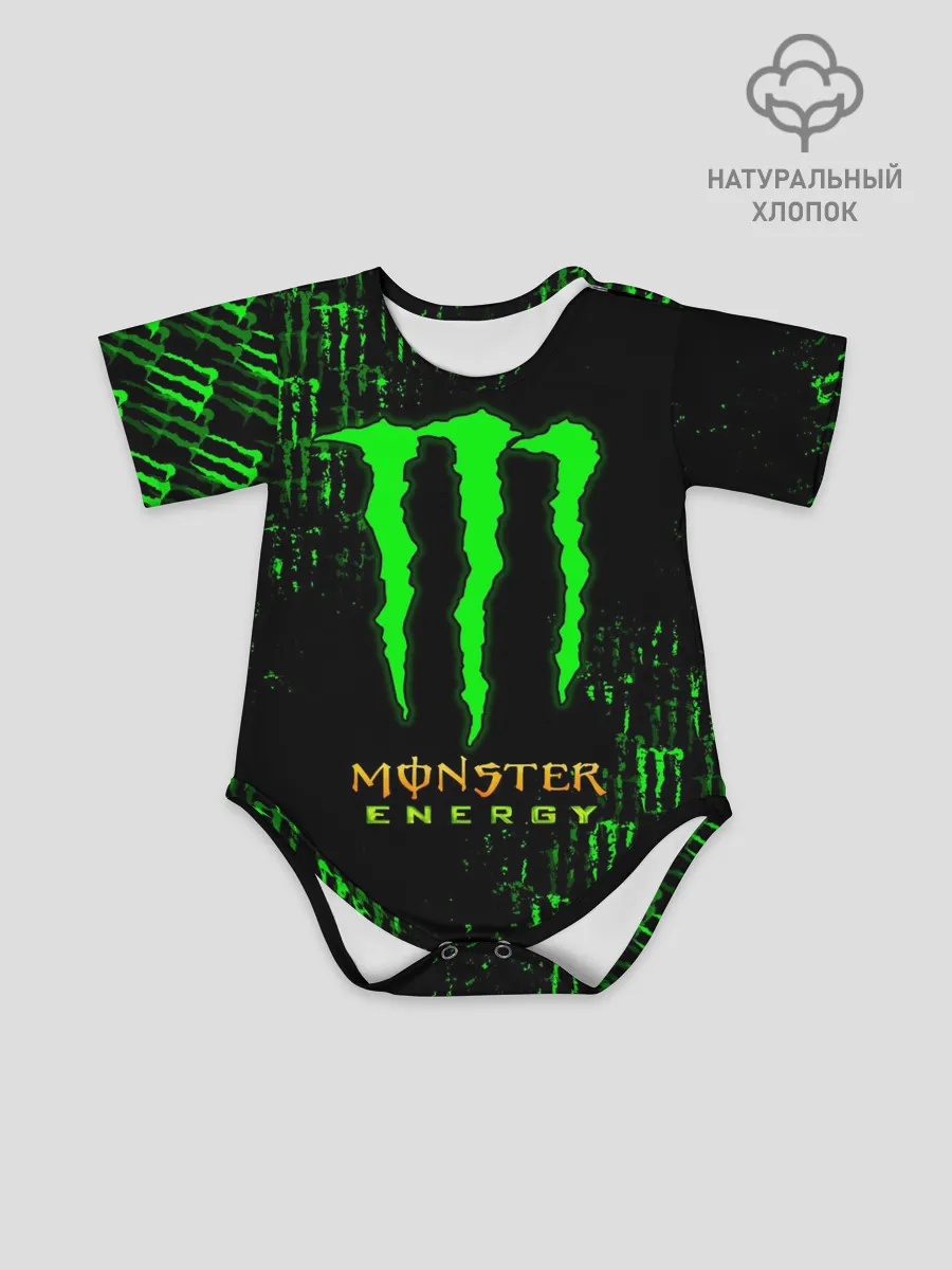 Детское боди / MONSTER ENERGY NEON | МОНСТЕР НЕОН