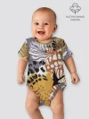 Детское боди / Зебра Пятнистая