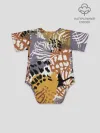 Детское боди / Зебра Пятнистая