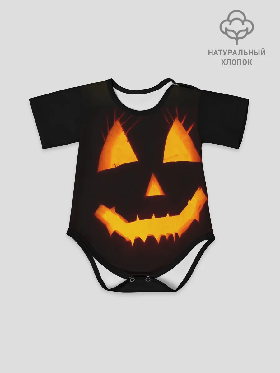 Детское боди / helloween | pumpkin jack