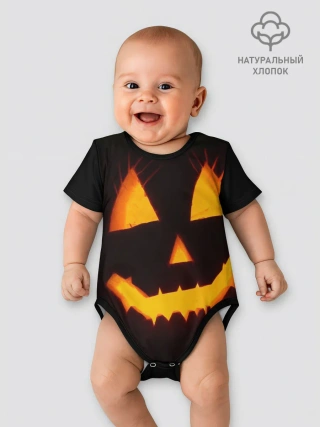Детское боди / helloween | pumpkin jack