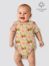 Детское боди / Яблоки паттерн