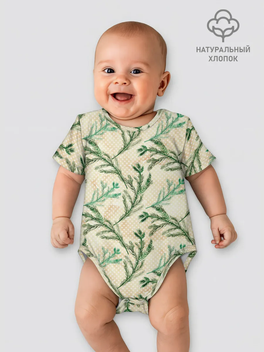 Детское боди / Ель новогодняя