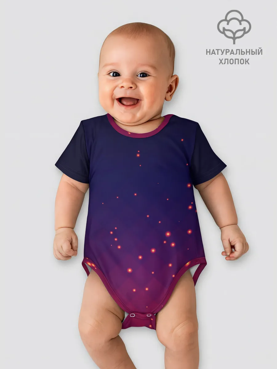 Детское боди / Gradient background