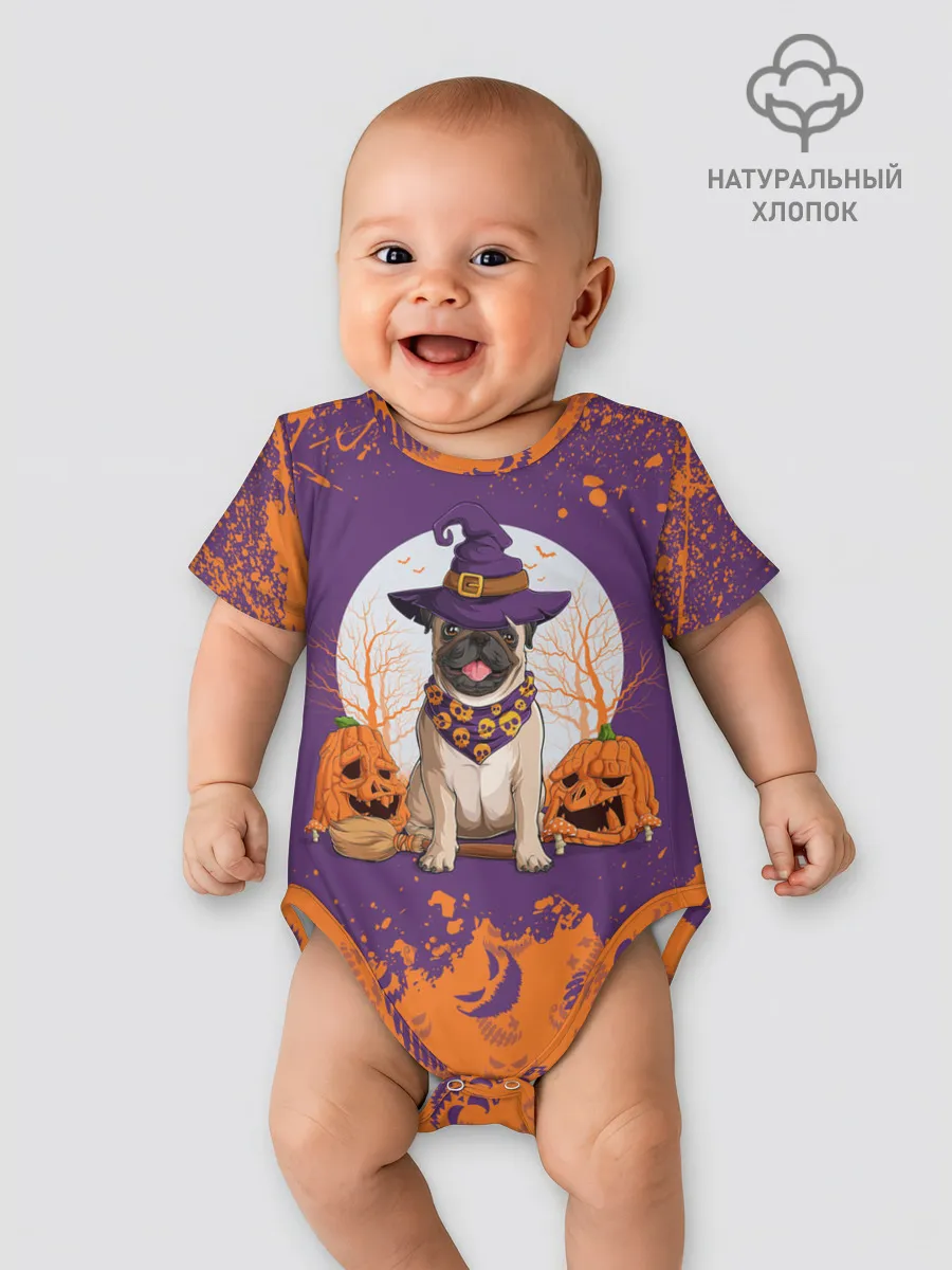Детское боди / МОПС НА ХЭЛЛОУИН