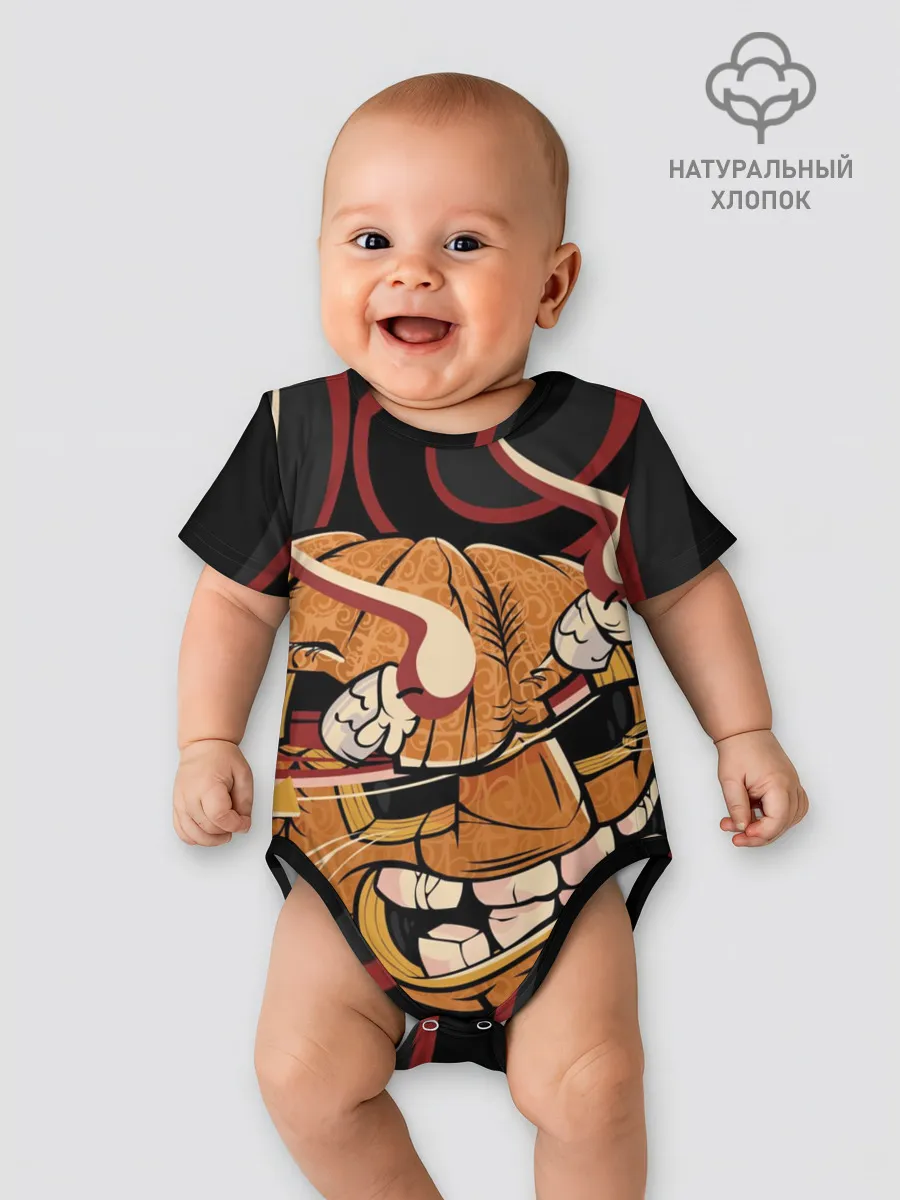 Детское боди / Хеллоуинская тыква-хання