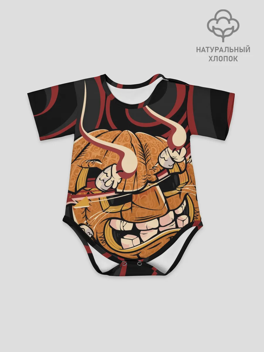 Детское боди / Хеллоуинская тыква-хання