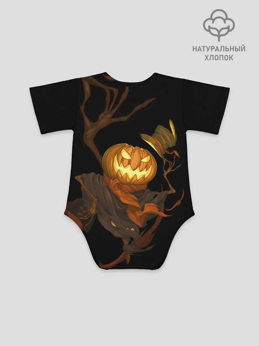 Детское боди / Приветливая тыква на Хэллоуин