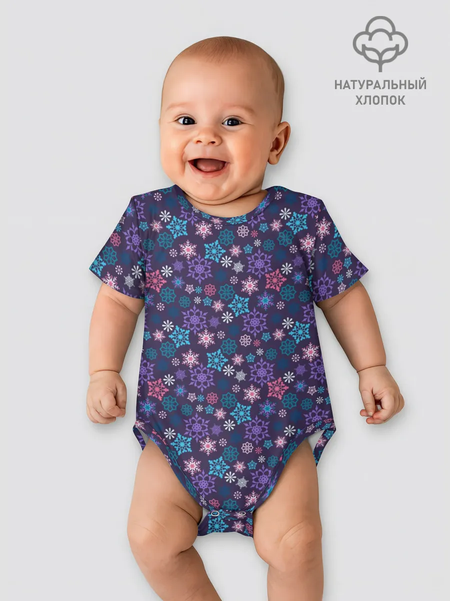 Детское боди / Снежные Узоры