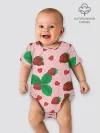 Детское боди / Клубника в шоколаде