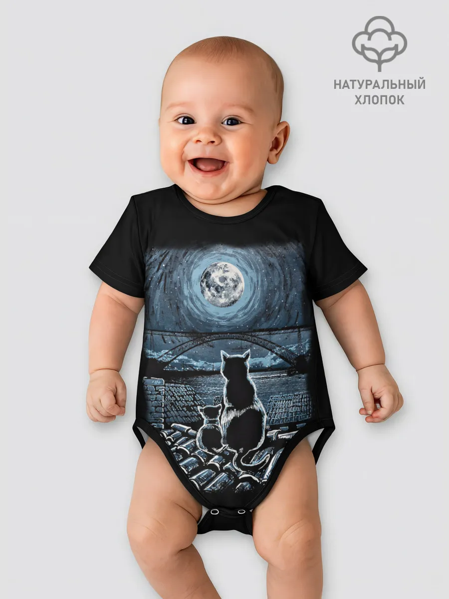 Детское боди / КОТЫ НА КРЫШЕ