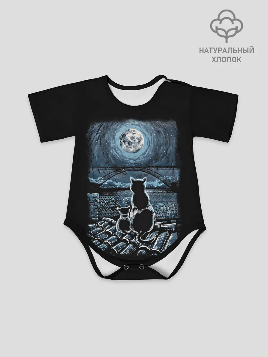 Детское боди / КОТЫ НА КРЫШЕ