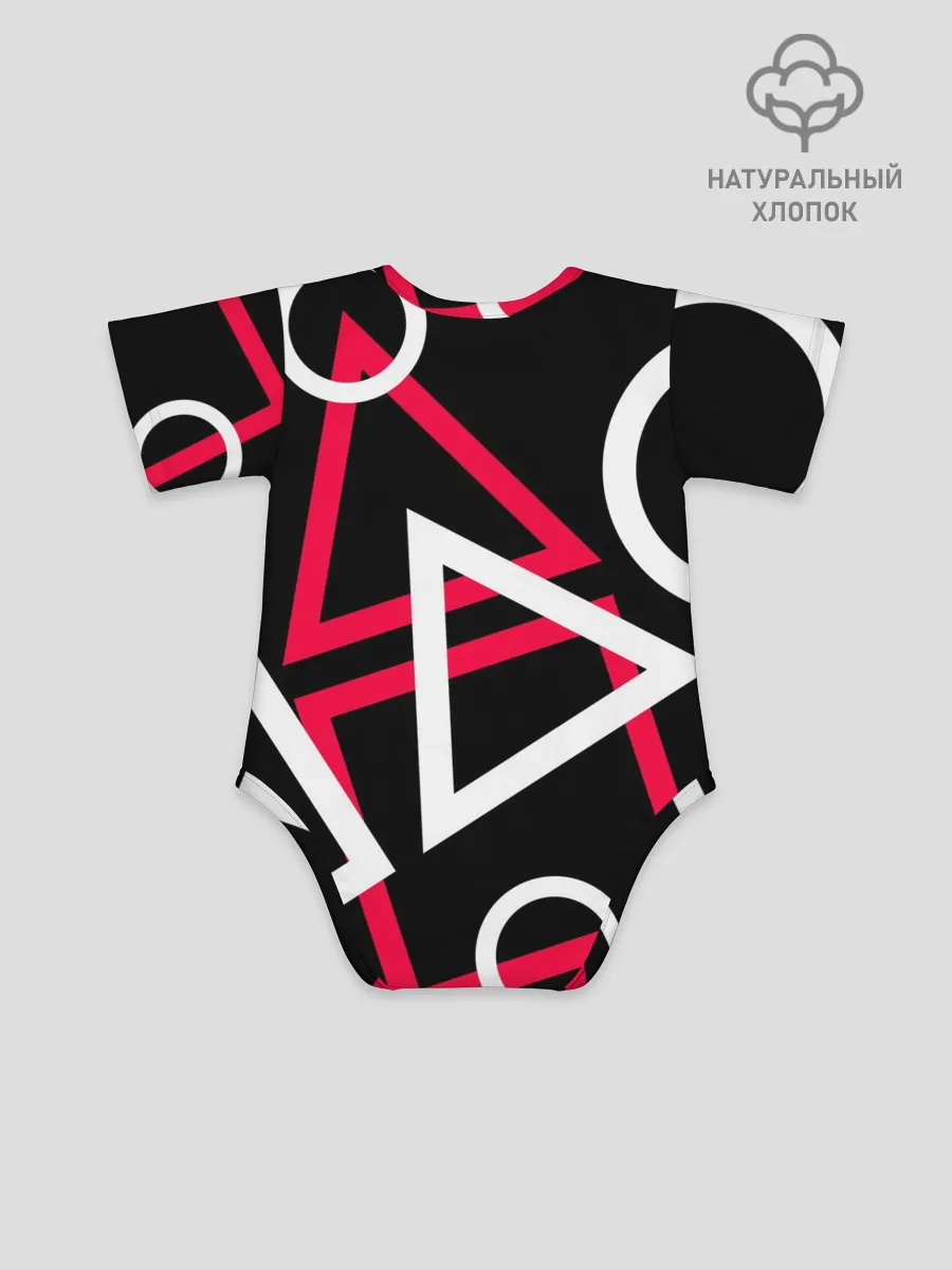 Детское боди / Игра в кальмара -маска ведущего