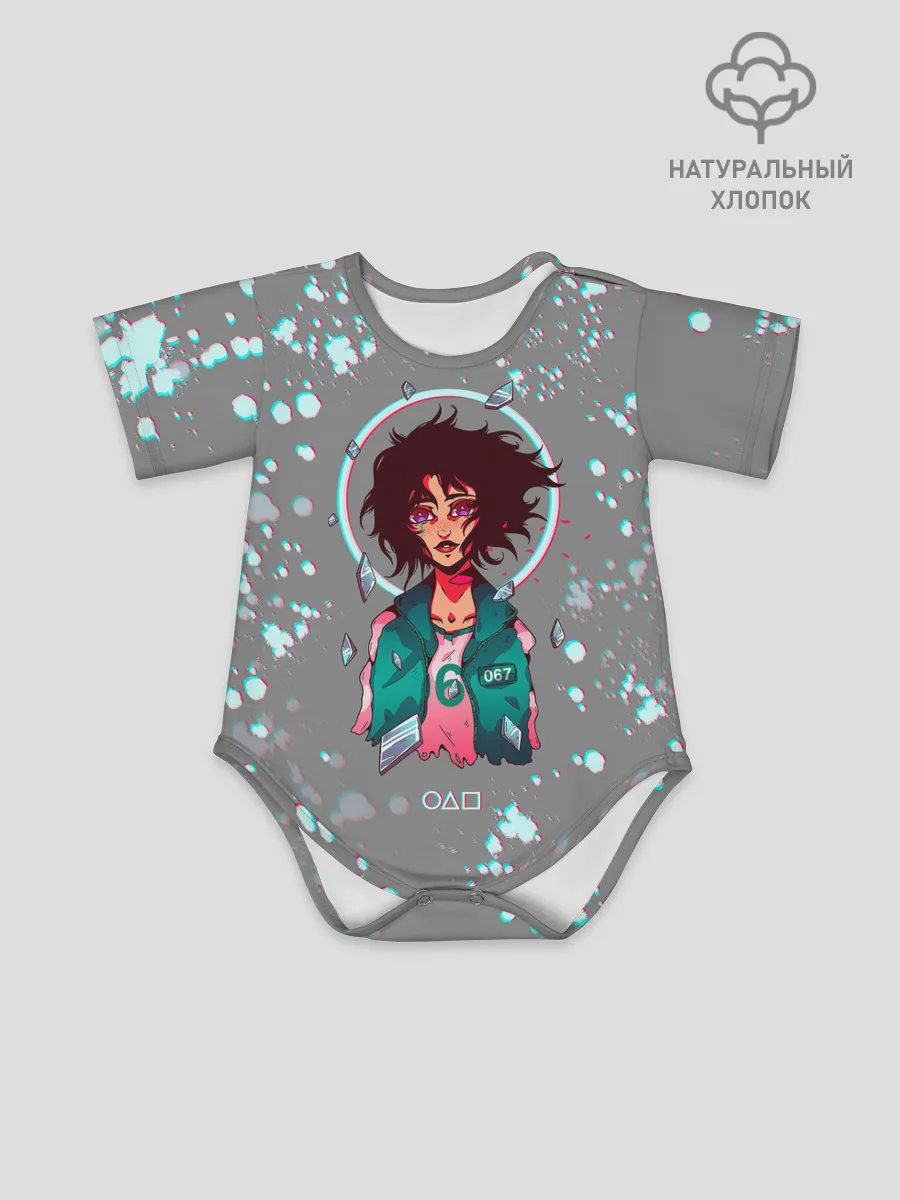 Детское боди / 067 | ГЛИТЧ