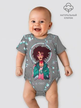 Детское боди / 067 | ГЛИТЧ