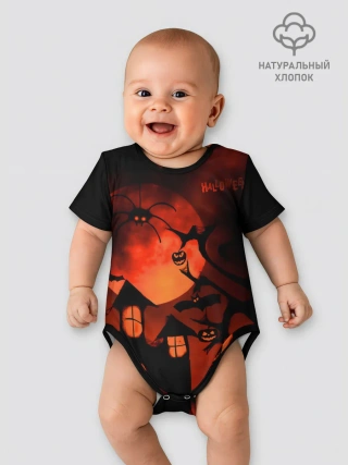 Детское боди / Красная луна на Хэллоуин