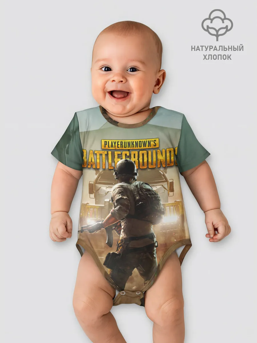 Детское боди / PUBG СОЛДАТ В ШЛЕМЕ | ПАБГ