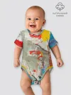 Детское боди / Буйство красок 3D