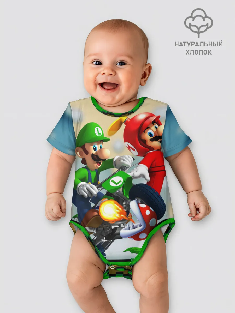 Детское боди / MarioHelmet