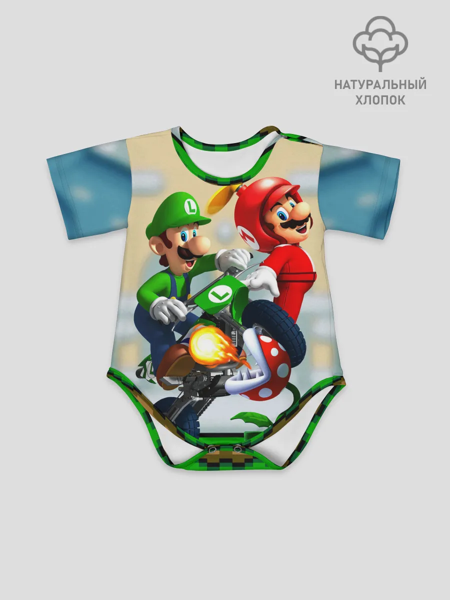 Детское боди / MarioHelmet