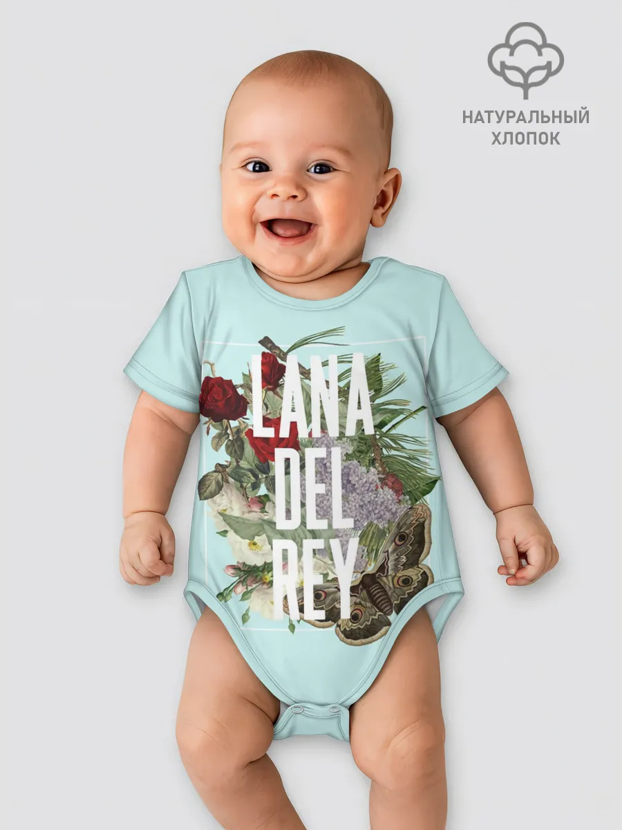 Детское боди / Цветочная Лана