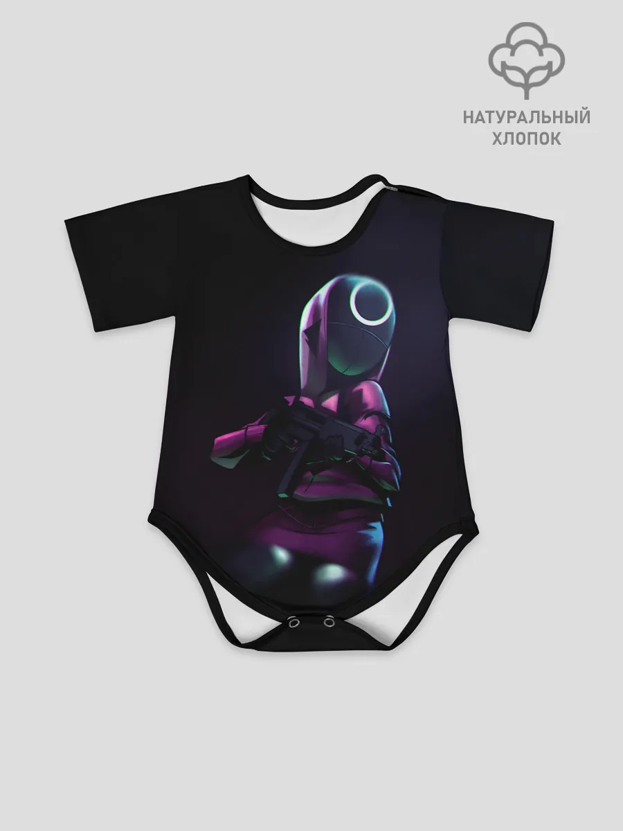 Детское боди / Круг с оружием