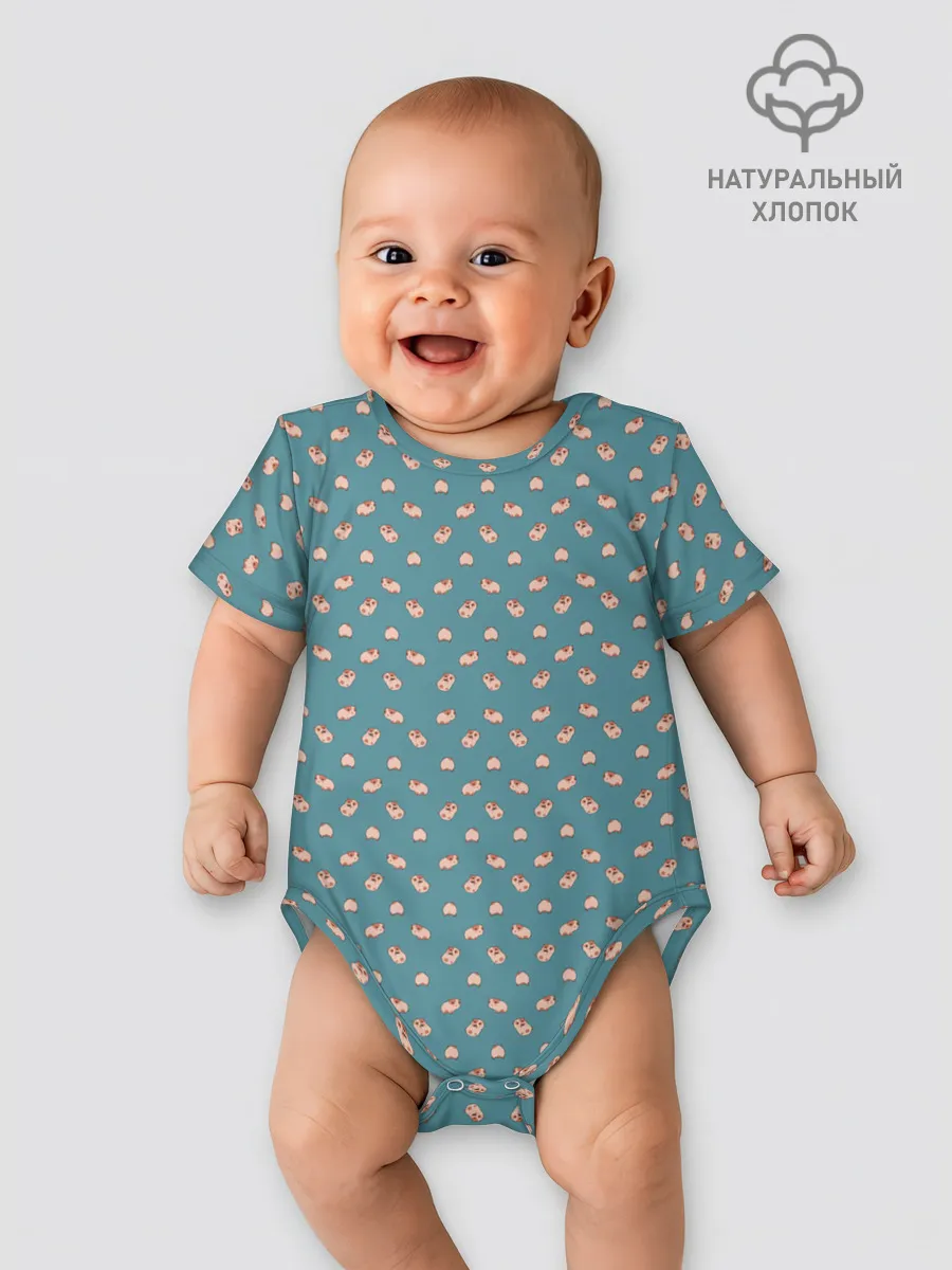 Детское боди / Паттерн хомячков