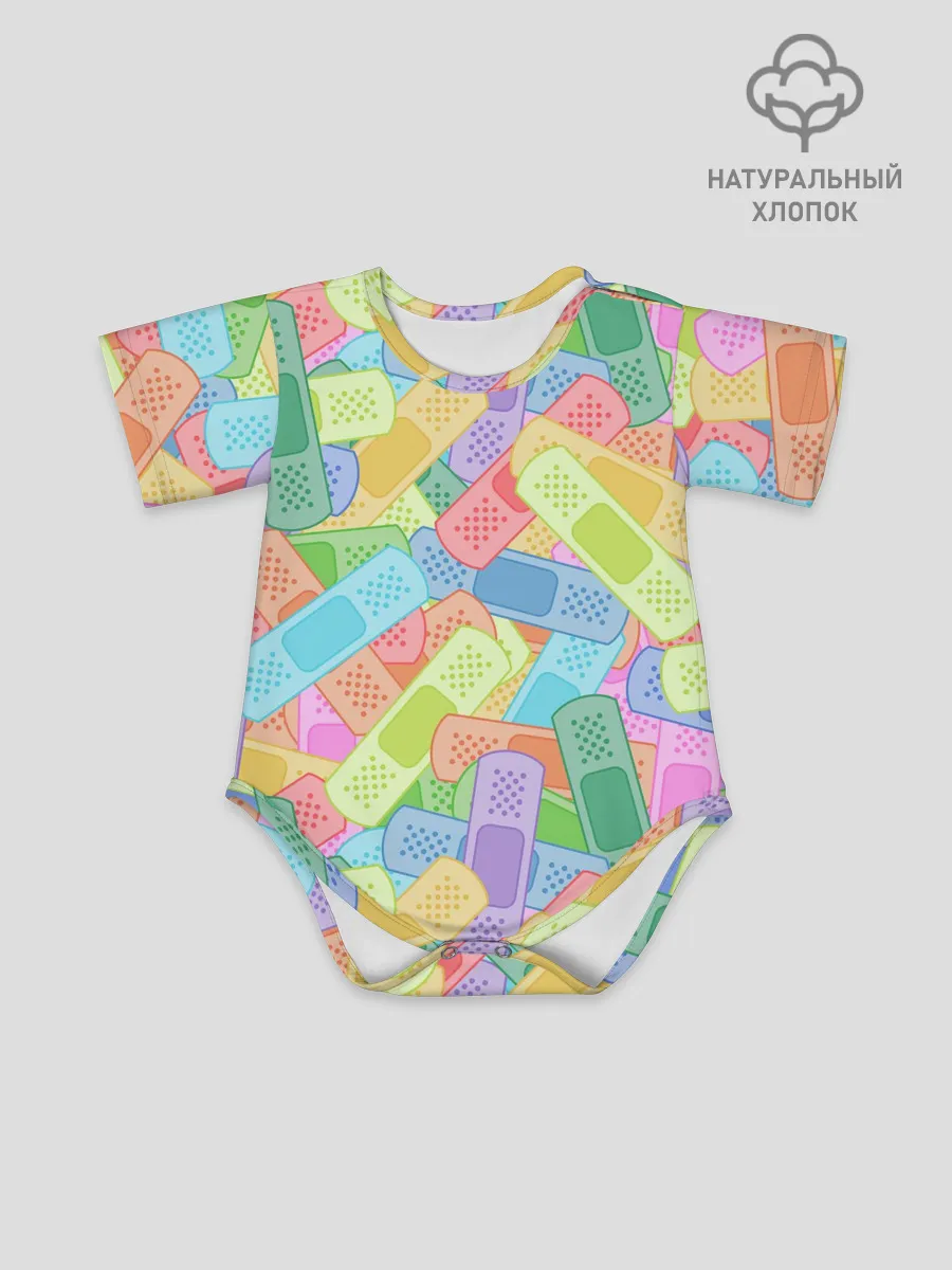 Детское боди / Цветные пластыри