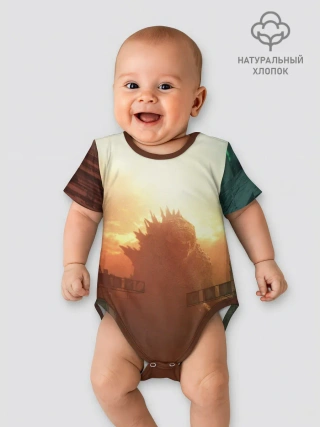 Детское боди / ГОДЗИЛЛА РАЗРУШАЕТ ГОРОД