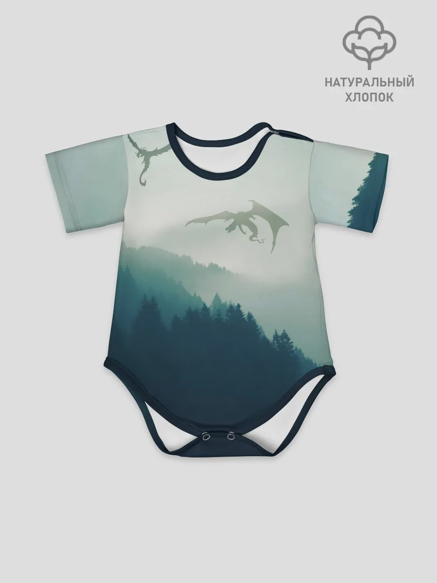 Детское боди / ДРАКОНЫ НАД ЛЕСОМ / DRAGON