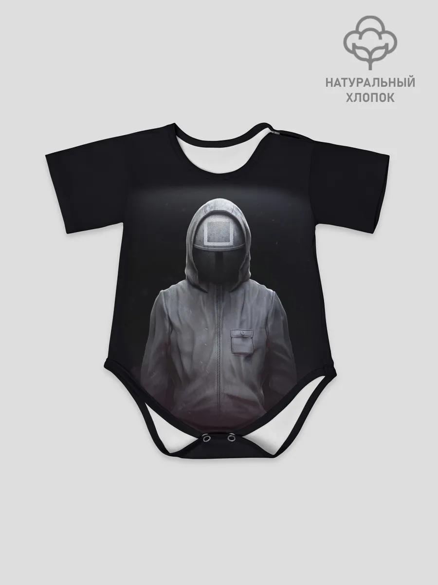 Детское боди / ИГРА В КАЛЬМАРА | СОТРУДНИК КВАДРАТ