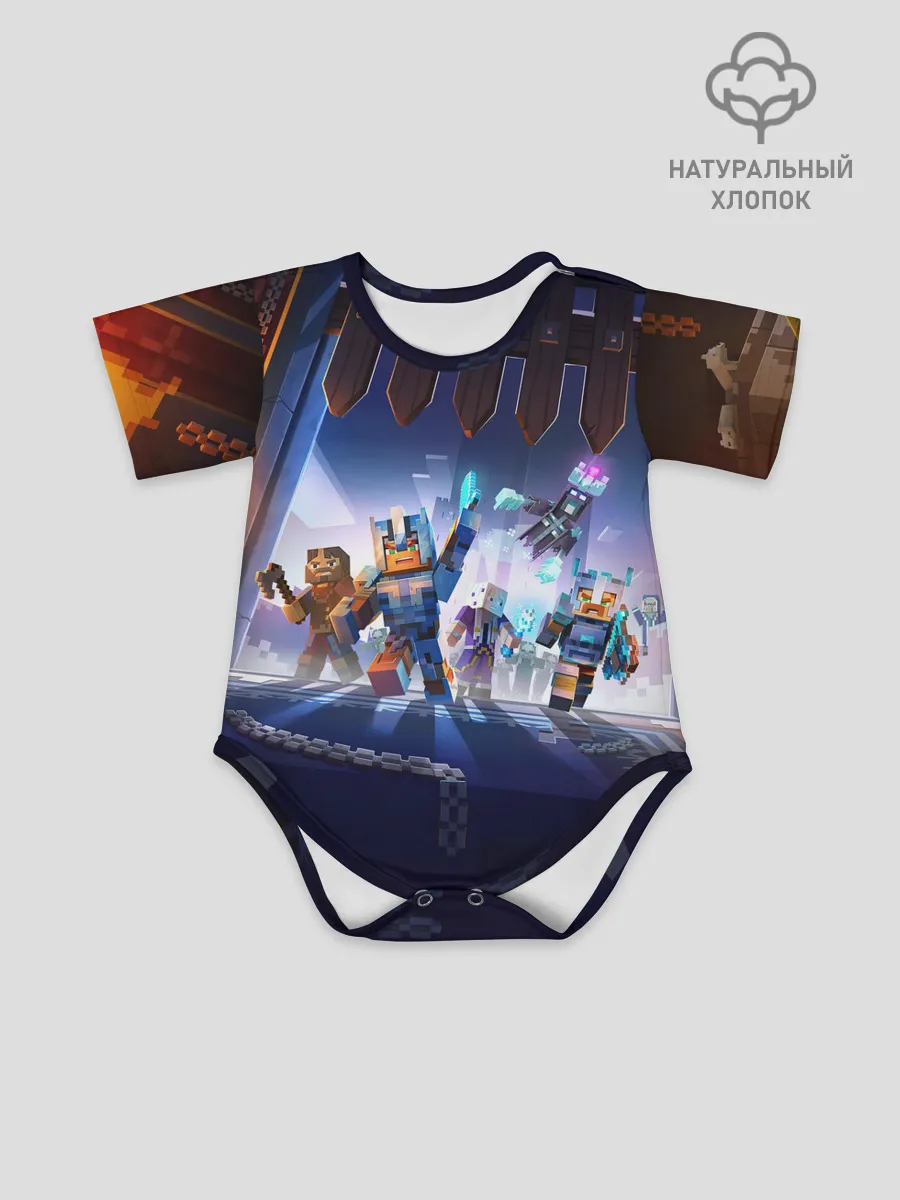Детское боди / MINECRAFT АРМИЯ КРИПЕРОВ