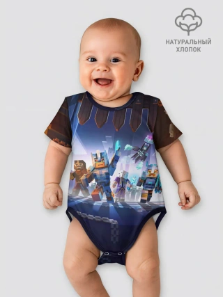 Детское боди / MINECRAFT АРМИЯ КРИПЕРОВ