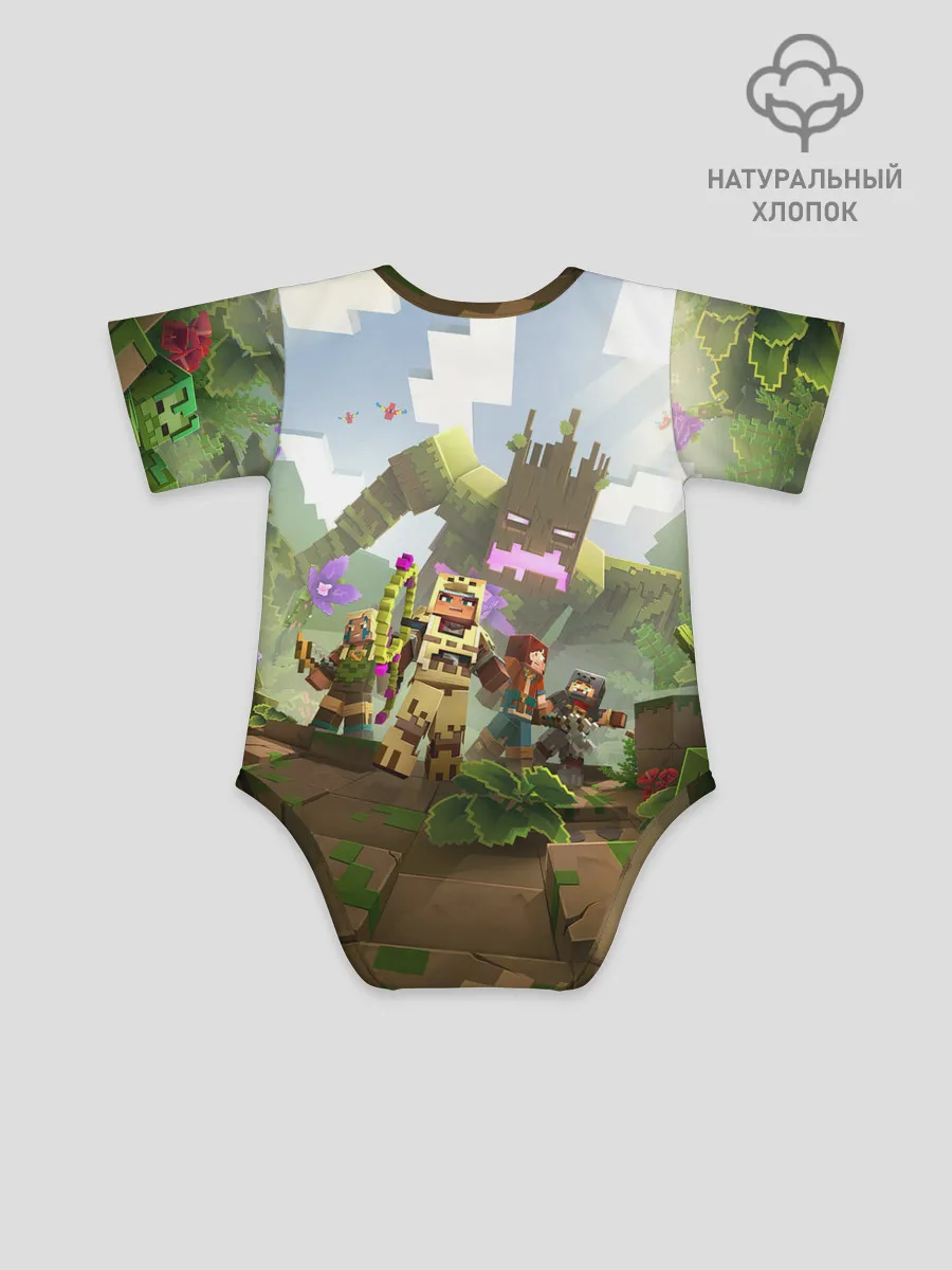 Детское боди / МАЙНКРАФТ ГЕРОИ ПРОТИВ ЗЛА