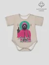 Детское боди / Squid game - Игра в кальмара треугольник