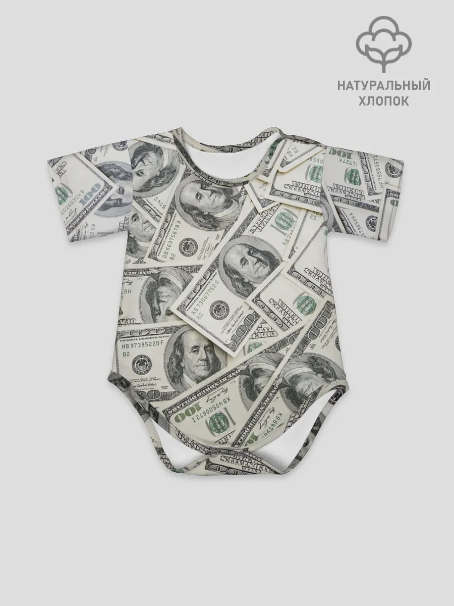 Детское боди / dollars money
