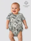 Детское боди / dollars money